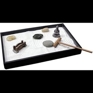 Mini Zen Garden w/ Mini Buddha 💫